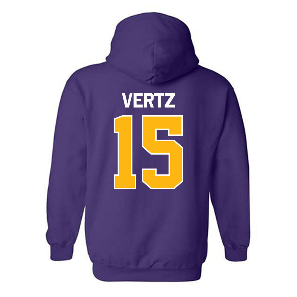 Northern Iowa - NCAA Softball : Morgan Vertz - Classic Shersey Hooded Sweatshirt-1