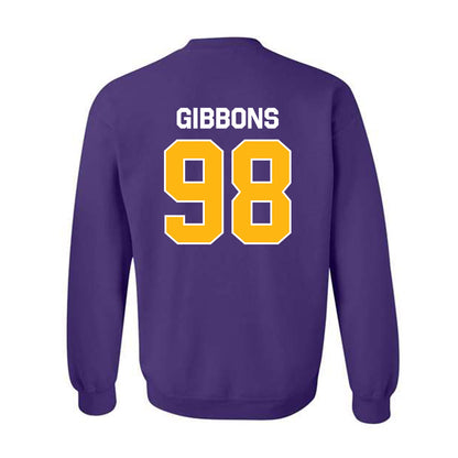 Northern Iowa - NCAA Football : Kolby Gibbons - Classic Shersey Crewneck Sweatshirt-1