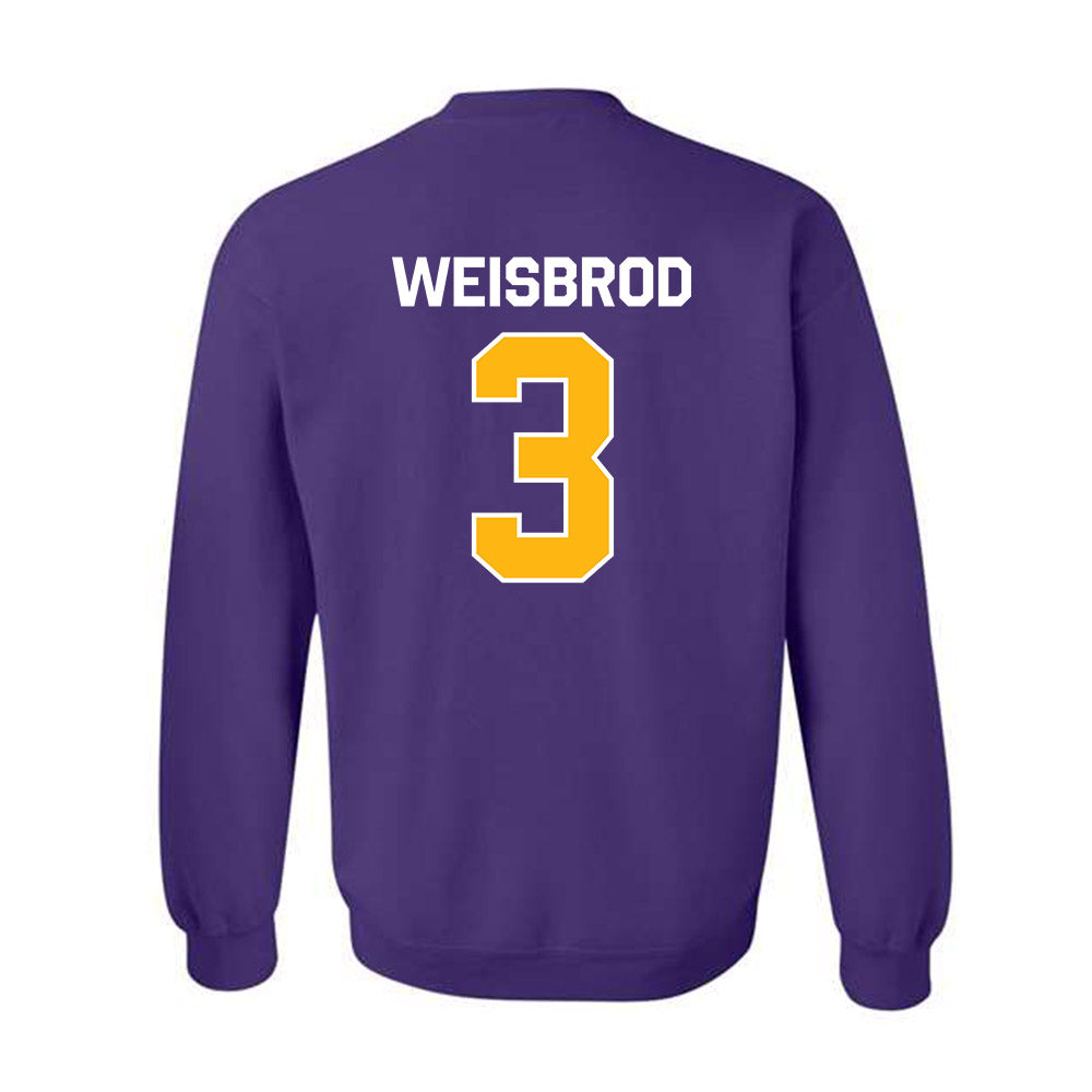 Northern Iowa - NCAA Men's Basketball : Max Weisbrod - Classic Shersey Crewneck Sweatshirt-1