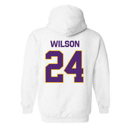 Northern Iowa - NCAA Men's Basketball : Jalen Wilson - Classic Shersey Hooded Sweatshirt-1