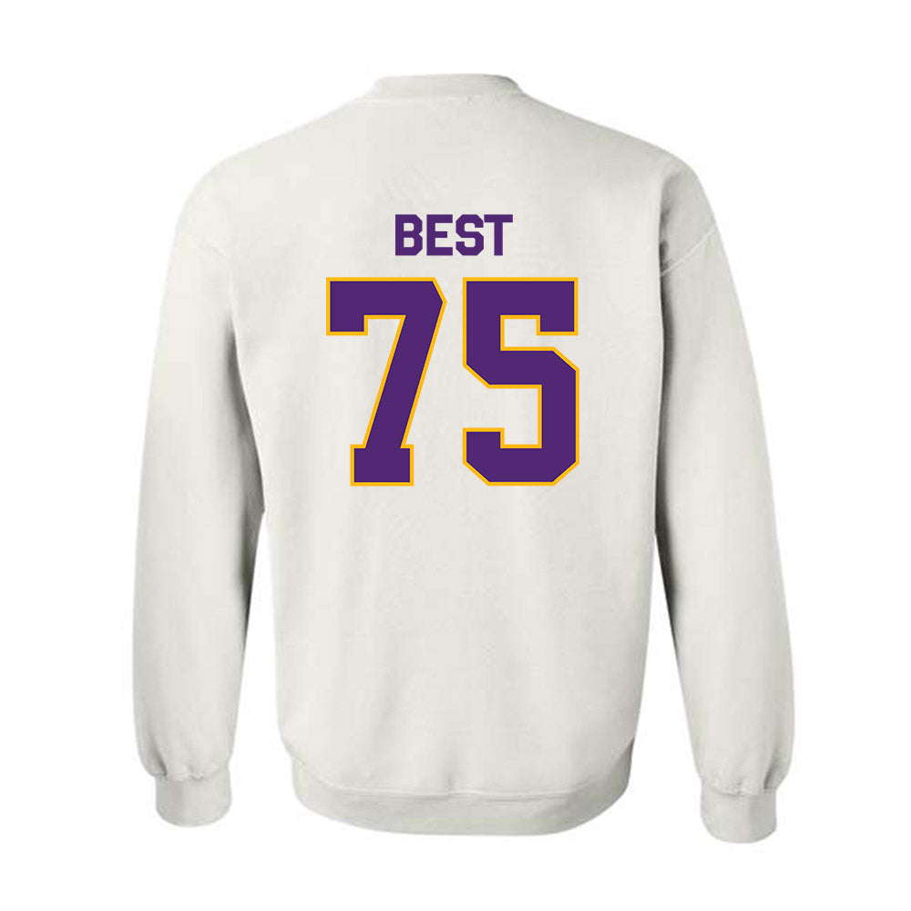 Northern Iowa - NCAA Football : Connor Best - Classic Shersey Crewneck Sweatshirt-1