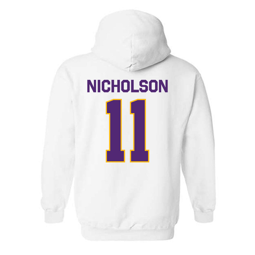 Northern Iowa - NCAA Women's Basketball : mya nicholson - Classic Shersey Hooded Sweatshirt-1