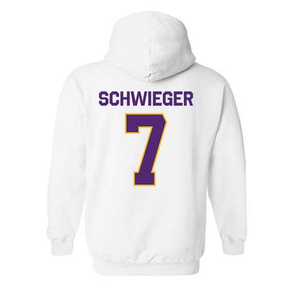 Northern Iowa - NCAA Men's Basketball : Ben Schwieger - Classic Shersey Hooded Sweatshirt-1