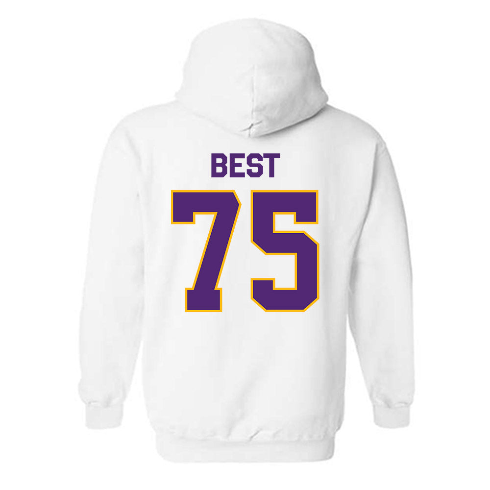 Northern Iowa - NCAA Football : Connor Best - Classic Shersey Hooded Sweatshirt-1