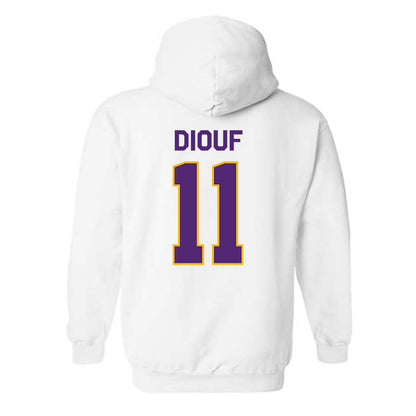 Northern Iowa - NCAA Men's Basketball : Ismael Diouf - Classic Shersey Hooded Sweatshirt-1