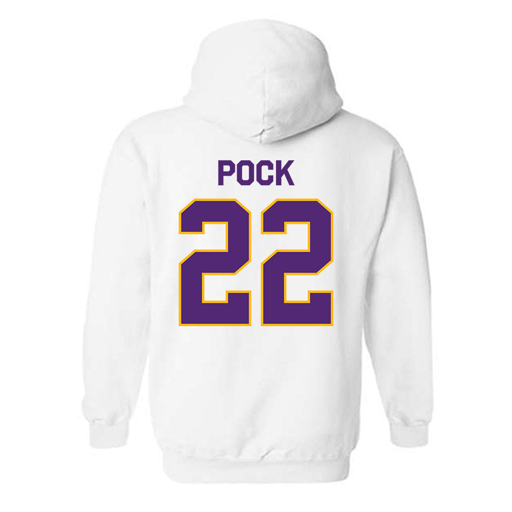 Northern Iowa - NCAA Men's Basketball : Kyle Pock - Classic Shersey Hooded Sweatshirt-1