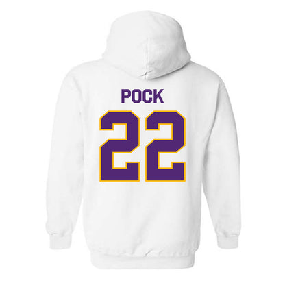 Northern Iowa - NCAA Men's Basketball : Kyle Pock - Classic Shersey Hooded Sweatshirt-1