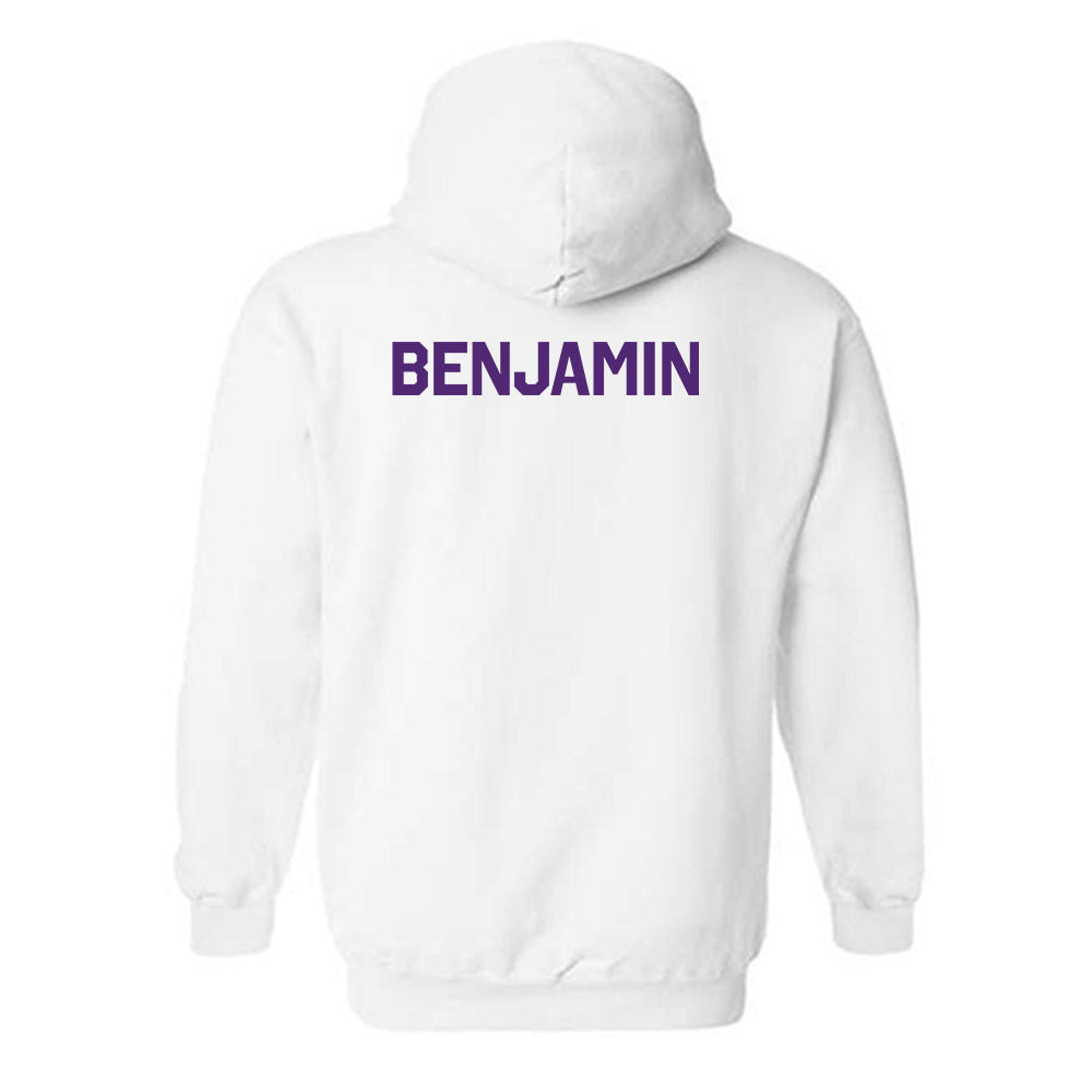Northern Iowa - NCAA Women's Swimming & Diving : Crystal Benjamin - Classic Shersey Hooded Sweatshirt-1