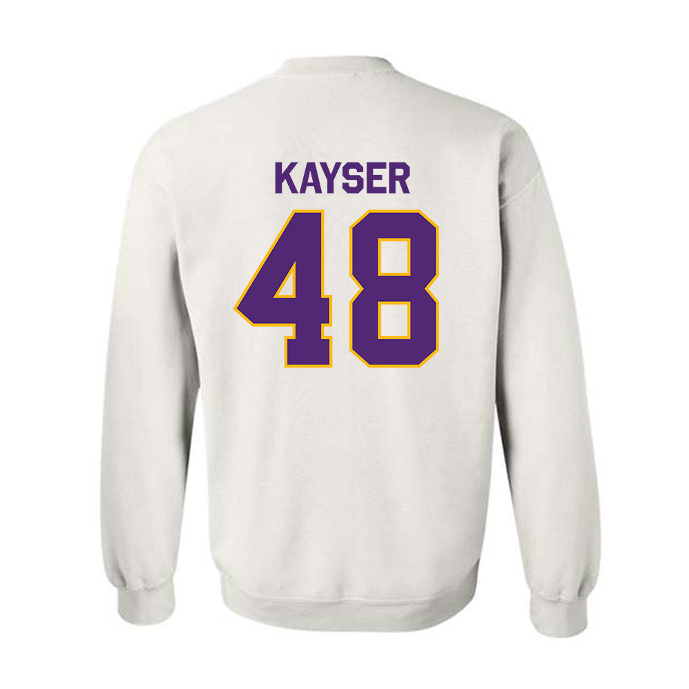 Northern Iowa - NCAA Football : Connor Kayser - Classic Shersey Crewneck Sweatshirt-1