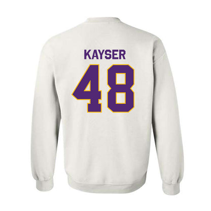 Northern Iowa - NCAA Football : Connor Kayser - Classic Shersey Crewneck Sweatshirt-1
