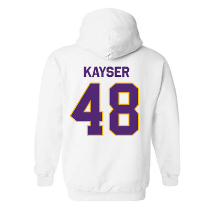 Northern Iowa - NCAA Football : Connor Kayser - Classic Shersey Hooded Sweatshirt-1