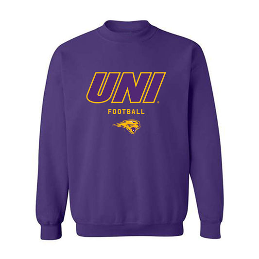 Northern Iowa - NCAA Football : Gene Blalock III - Classic Shersey Crewneck Sweatshirt-0