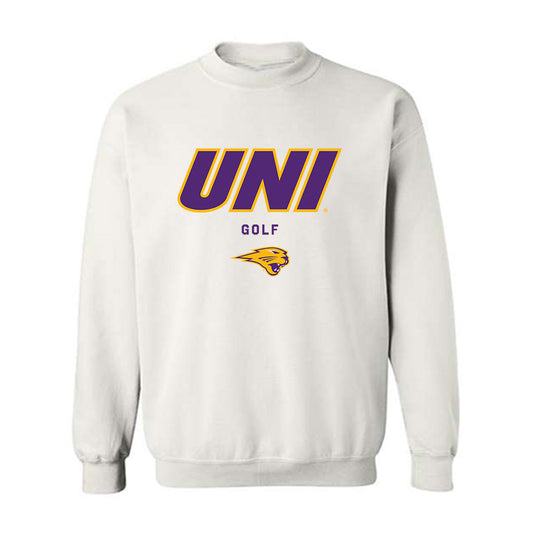 Northern Iowa - NCAA Women's Golf : Jayeanna Palm - Classic Shersey Crewneck Sweatshirt-0