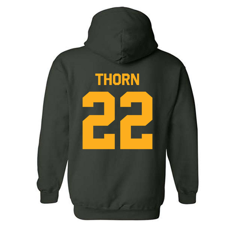 Wayne State - NCAA Men's Basketball : Marshall Thorn - Classic Shersey Hooded Sweatshirt-1