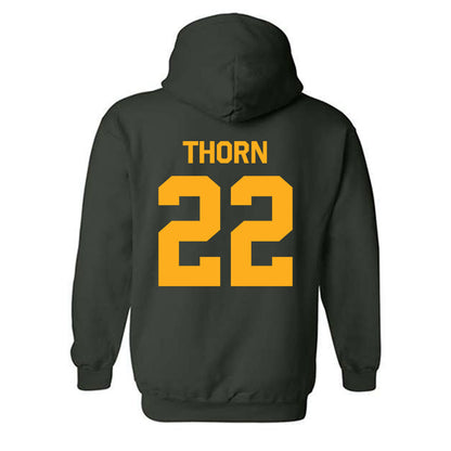 Wayne State - NCAA Men's Basketball : Marshall Thorn - Classic Shersey Hooded Sweatshirt-1