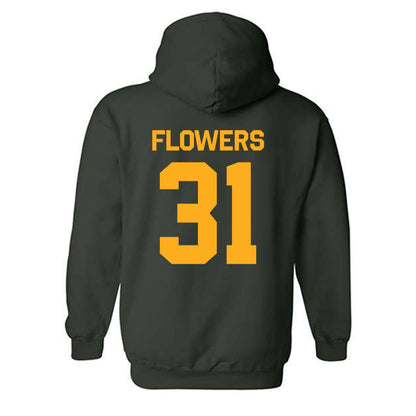 Wayne State - NCAA Football : Dharon Flowers - Classic Shersey Hooded Sweatshirt-1