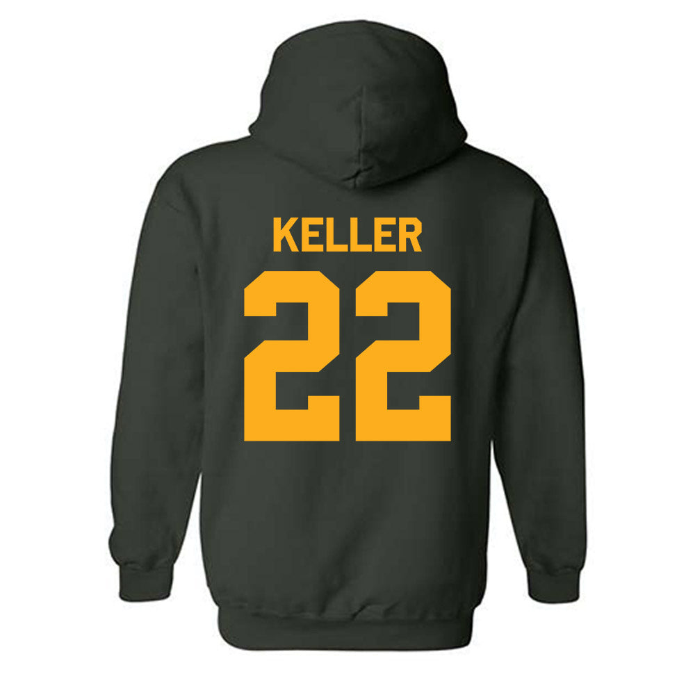 Wayne State - NCAA Football : Mickey Keller - Classic Shersey Hooded Sweatshirt-1