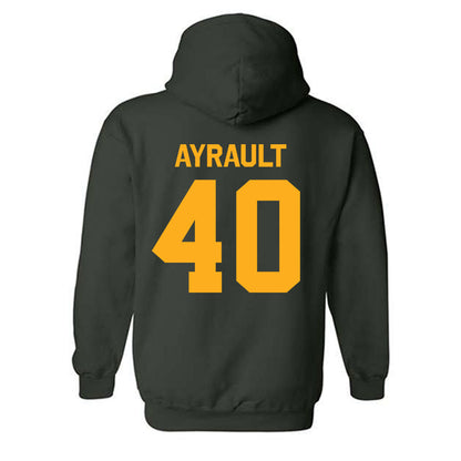Wayne State - NCAA Men's Basketball : Adam Ayrault - Classic Shersey Hooded Sweatshirt-1