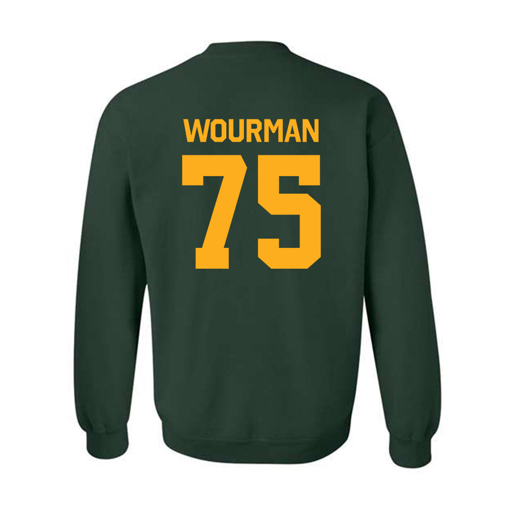 Wayne State - NCAA Football : Richardo Wourman - Classic Shersey Crewneck Sweatshirt-1