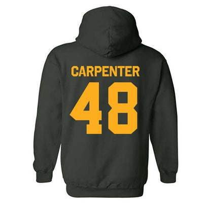 Wayne State - NCAA Football : Brock Carpenter - Classic Shersey Hooded Sweatshirt-1