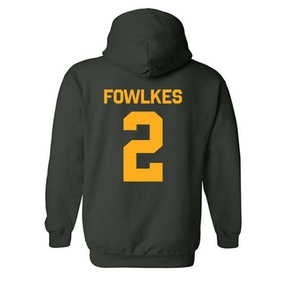 Wayne State - NCAA Football : Elijah Fowlkes - Classic Shersey Hooded Sweatshirt-1