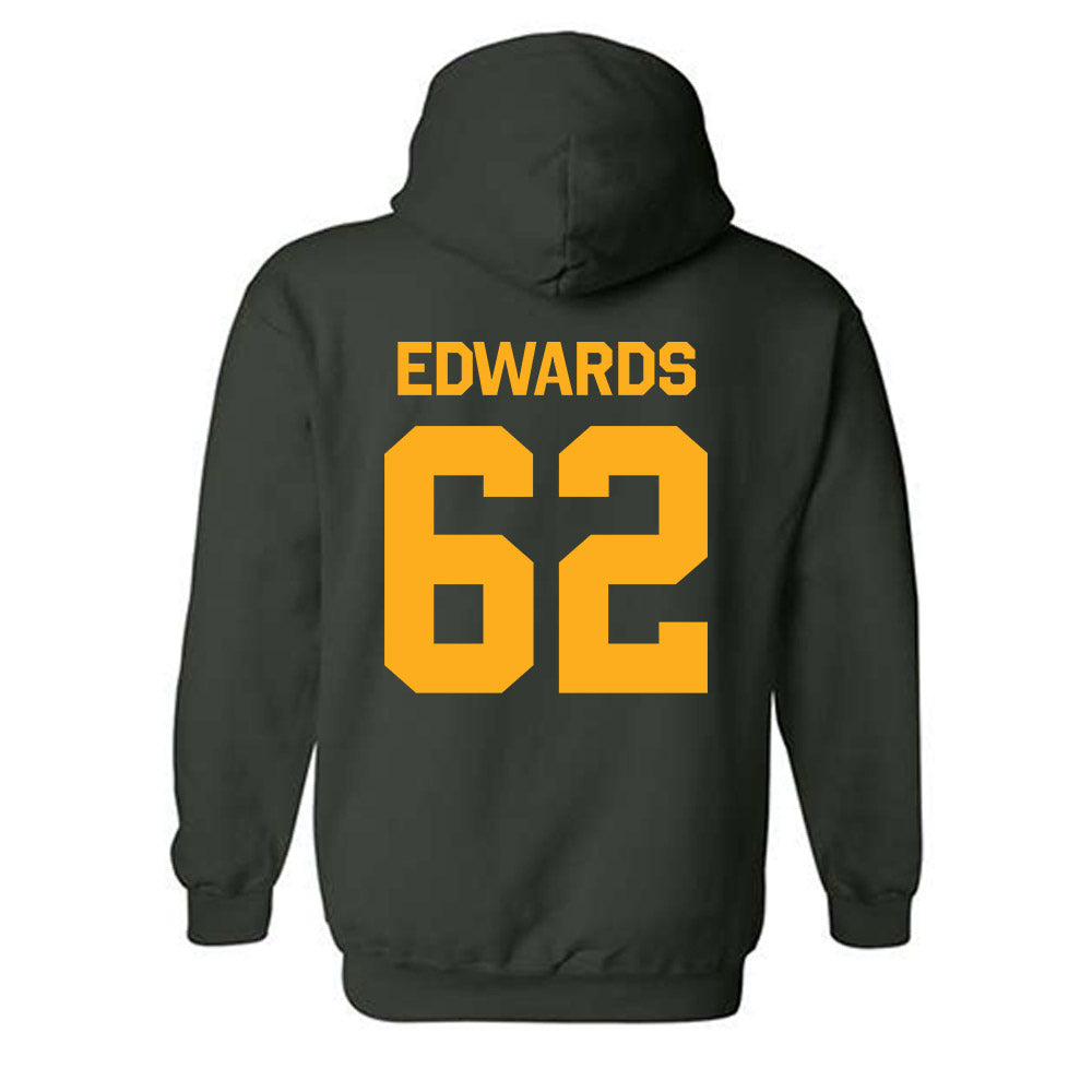 Wayne State - NCAA Football : Will Edwards - Classic Shersey Hooded Sweatshirt-1