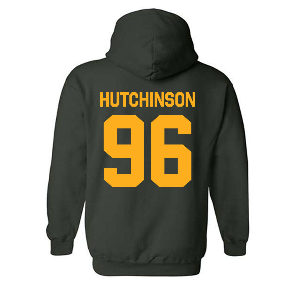 Wayne State - NCAA Football : Jordan Hutchinson - Classic Shersey Hooded Sweatshirt-1