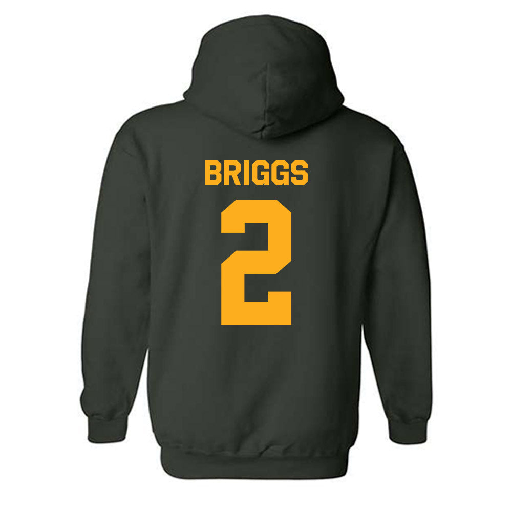 Wayne State - NCAA Men's Basketball : Jordan Briggs - Classic Shersey Hooded Sweatshirt-1