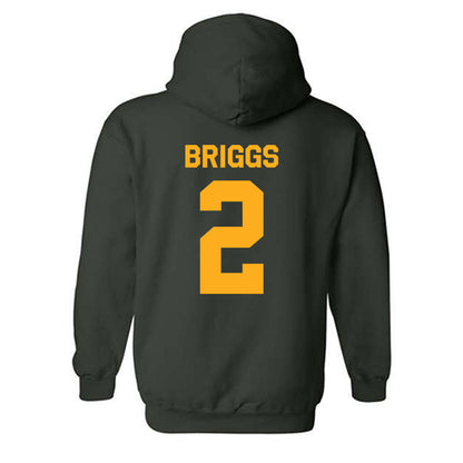 Wayne State - NCAA Men's Basketball : Jordan Briggs - Classic Shersey Hooded Sweatshirt-1
