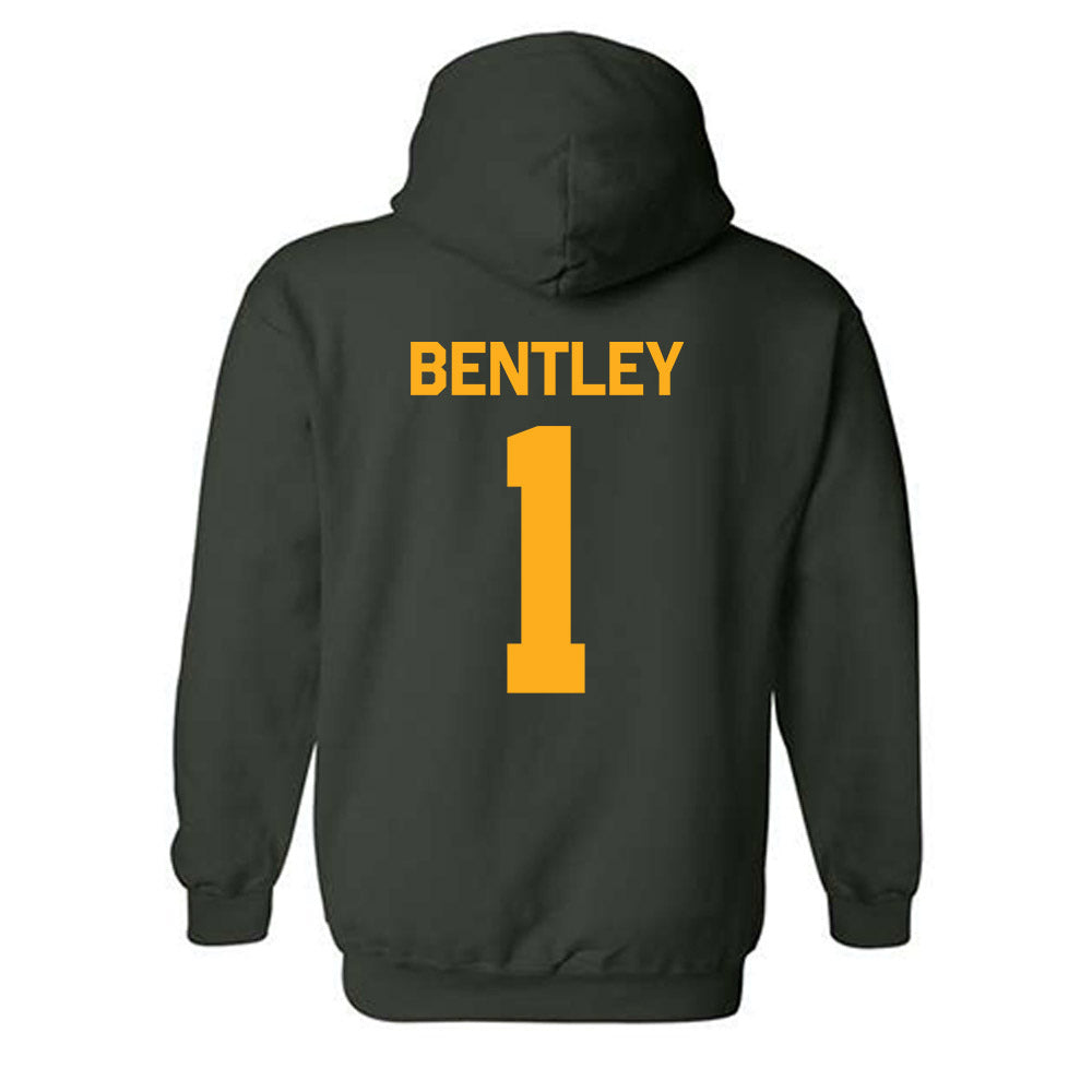 Wayne State - NCAA Football : Dvaun Bentley - Classic Shersey Hooded Sweatshirt-1