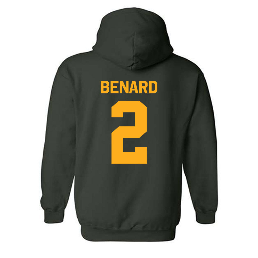 Wayne State - NCAA Women's Basketball : Maddy Benard - Classic Shersey Hooded Sweatshirt-1