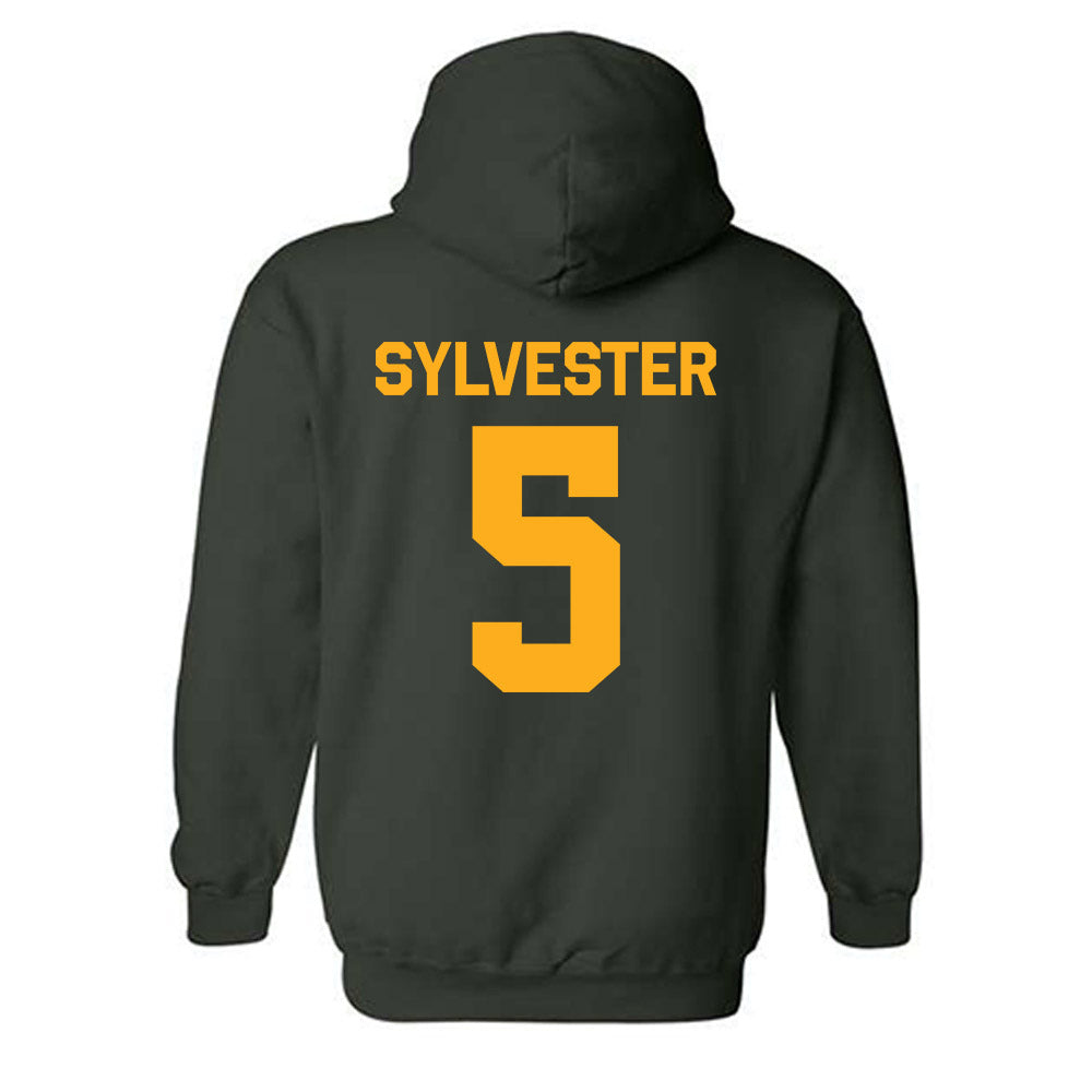 Wayne State - NCAA Women's Basketball : Komara Sylvester - Classic Shersey Hooded Sweatshirt-1