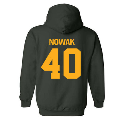 Wayne State - NCAA Football : Griffin Nowak - Classic Shersey Hooded Sweatshirt-1