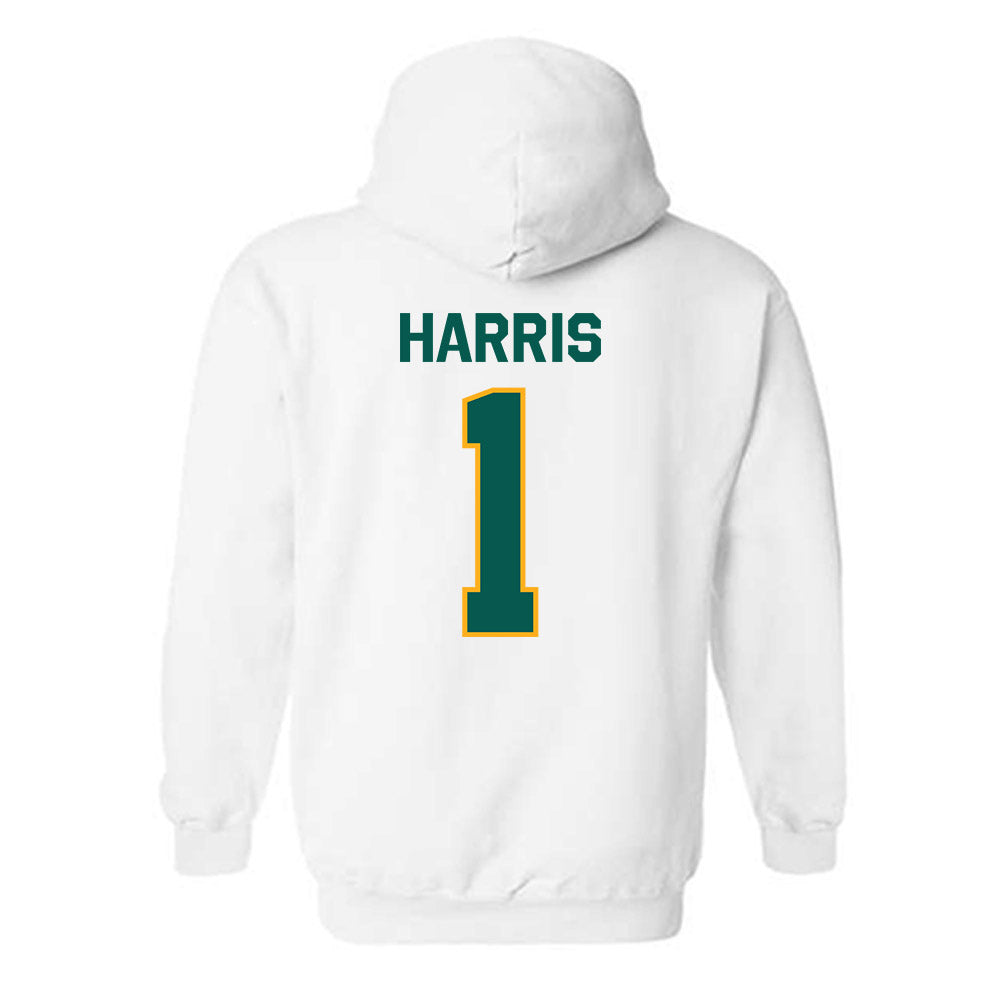 Wayne State - NCAA Football : Manny Harris - Classic Shersey Hooded Sweatshirt-1