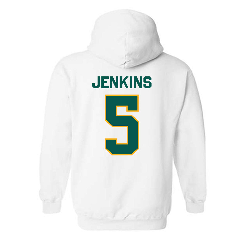 Wayne State - NCAA Men's Basketball : Jalen Jenkins - Classic Shersey Hooded Sweatshirt-1