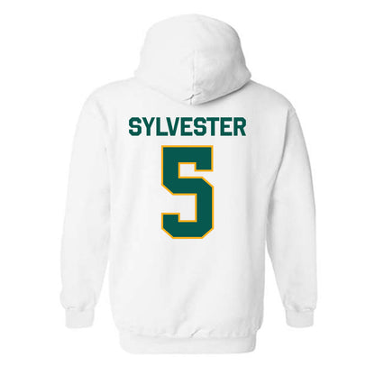 Wayne State - NCAA Women's Basketball : Komara Sylvester - Classic Shersey Hooded Sweatshirt-1