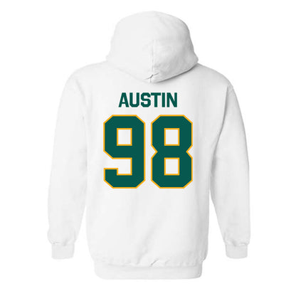 Wayne State - NCAA Football : Justhin Austin - Classic Shersey Hooded Sweatshirt-1