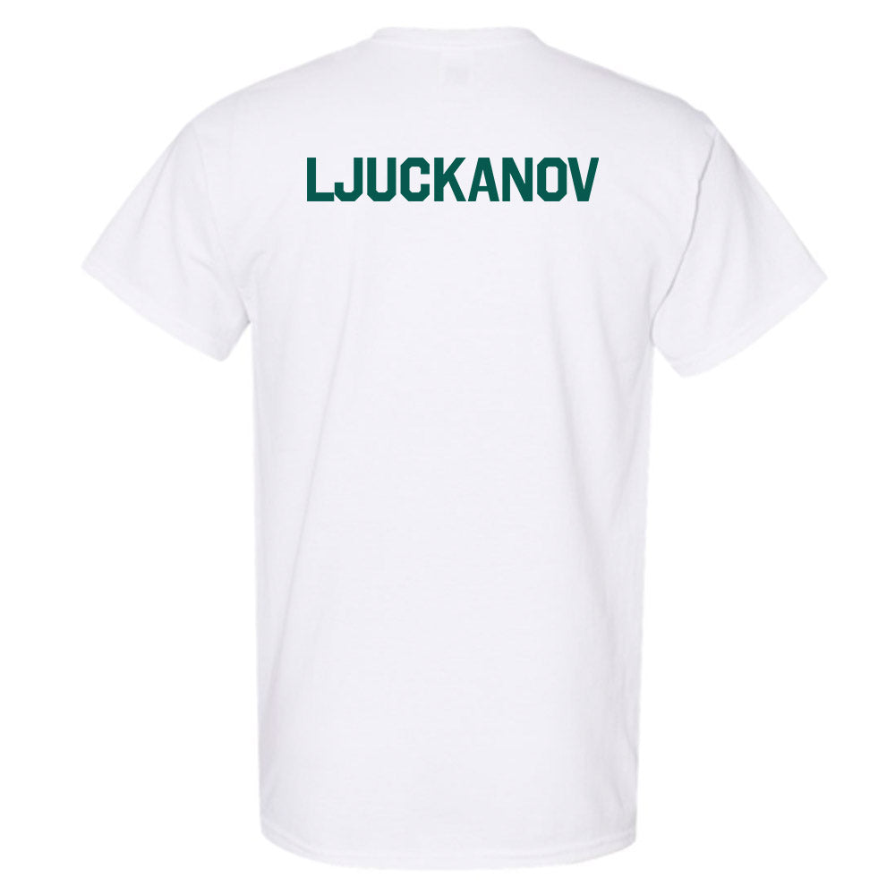 Wayne State - NCAA Women's Swimming & Diving : Lilian Ljuckanov - Classic Shersey T-Shirt-1