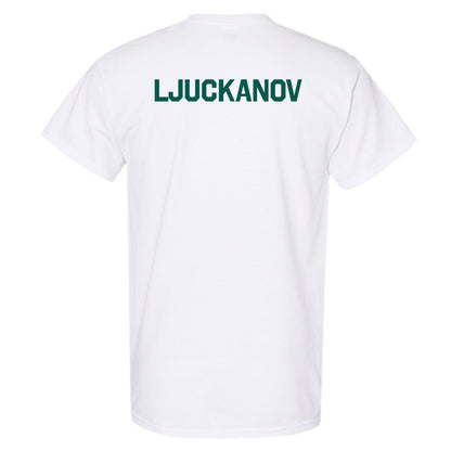 Wayne State - NCAA Women's Swimming & Diving : Lilian Ljuckanov - Classic Shersey T-Shirt-1