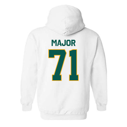 Wayne State - NCAA Football : Jonathan Major - Classic Shersey Hooded Sweatshirt-1
