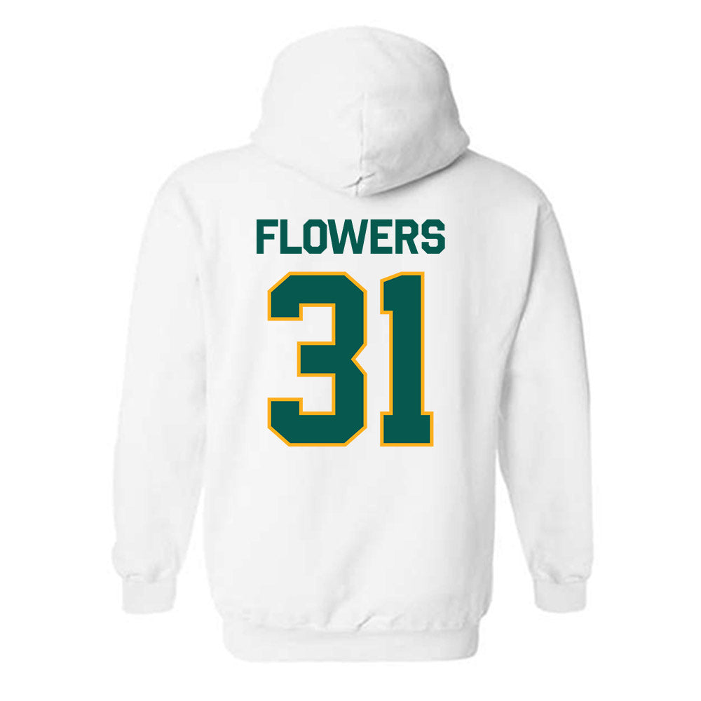 Wayne State - NCAA Football : Dharon Flowers - Classic Shersey Hooded Sweatshirt-1