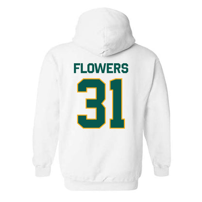 Wayne State - NCAA Football : Dharon Flowers - Classic Shersey Hooded Sweatshirt-1