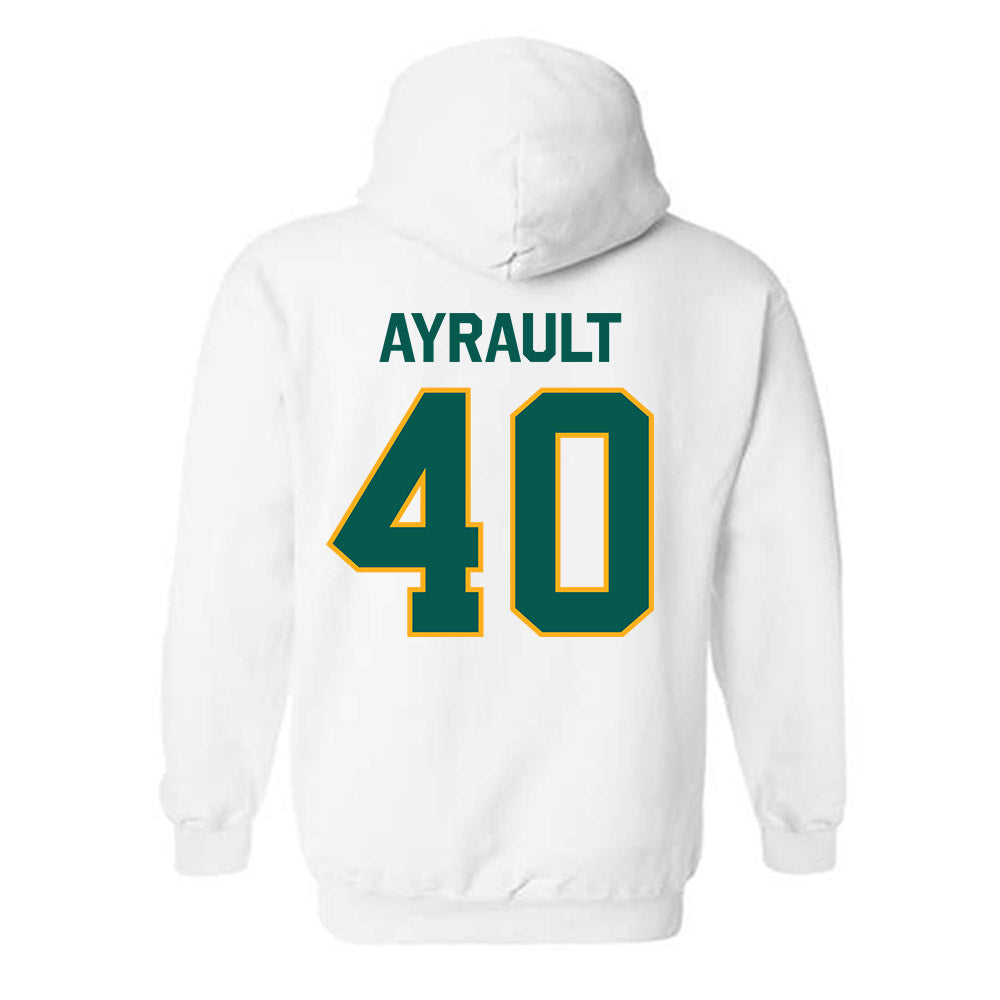 Wayne State - NCAA Men's Basketball : Adam Ayrault - Classic Shersey Hooded Sweatshirt-1