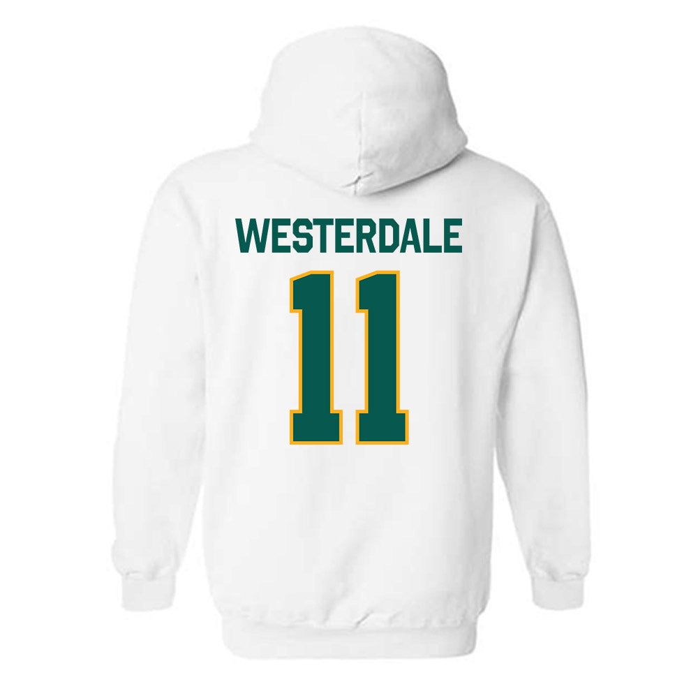 Wayne State - NCAA Men's Basketball : Luke Westerdale - Classic Shersey Hooded Sweatshirt-1