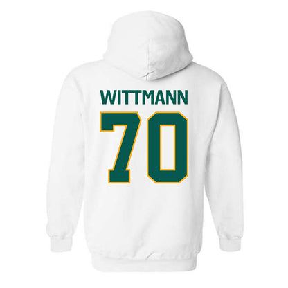 Wayne State - NCAA Football : Evan Wittmann - Classic Shersey Hooded Sweatshirt-1