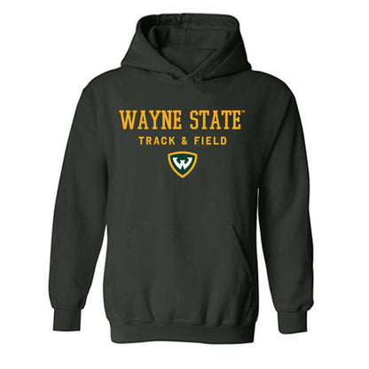 Wayne State - NCAA Women's Track & Field : Sophia Smith - Classic Shersey Hooded Sweatshirt-0