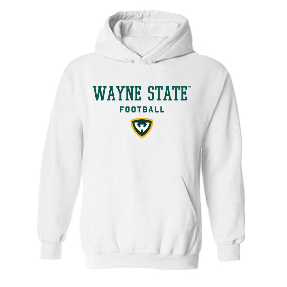 Wayne State - NCAA Football : Nick Turner - Classic Shersey Hooded Sweatshirt-0