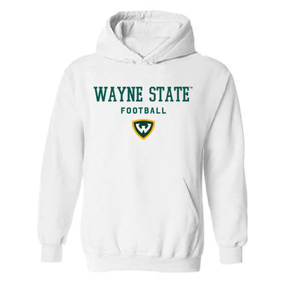 Wayne State - NCAA Football : Nick Turner - Classic Shersey Hooded Sweatshirt-0