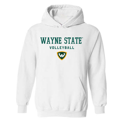 Wayne State - NCAA Women's Volleyball : Kayla Giroux - Classic Shersey Hooded Sweatshirt-0