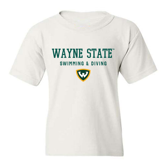 Wayne State - NCAA Women's Swimming & Diving : Diana Muccioli - Classic Shersey Youth T-Shirt-0